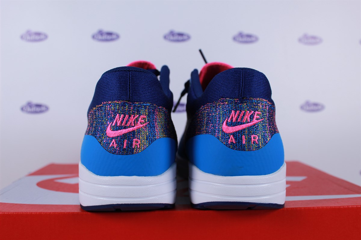 Nike Air Max 1 Ultra Flyknit Photo Blue • ✓ voorraad bij Outsole