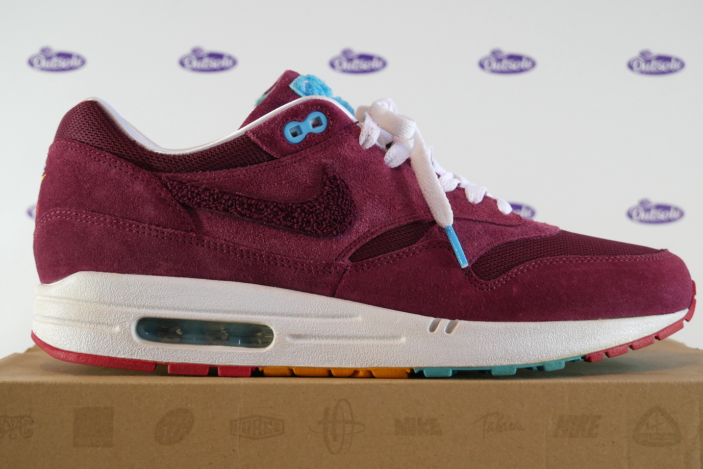 Nike Air Max 1 Patta Parra Cherrywood • ✓ In stock at Outsole