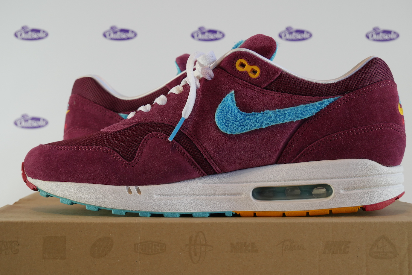 Nike Air Max 1 Patta Parra Cherrywood • ✓ In stock at Outsole