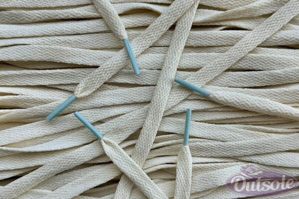 Sail Colored Tips Nike Laces Ice Blue Veters