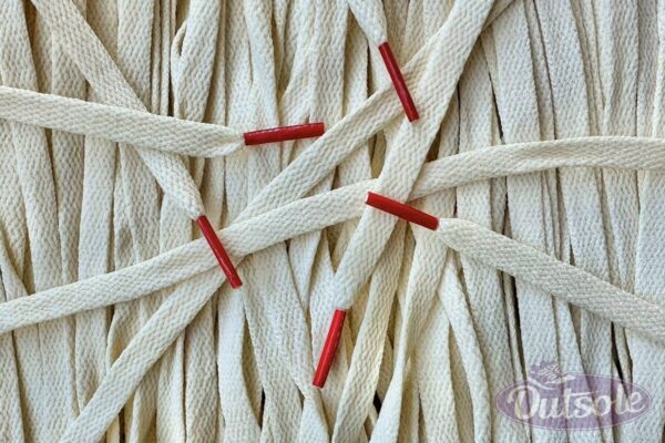 Sail Colored Tips Nike Laces Red Veters Rood