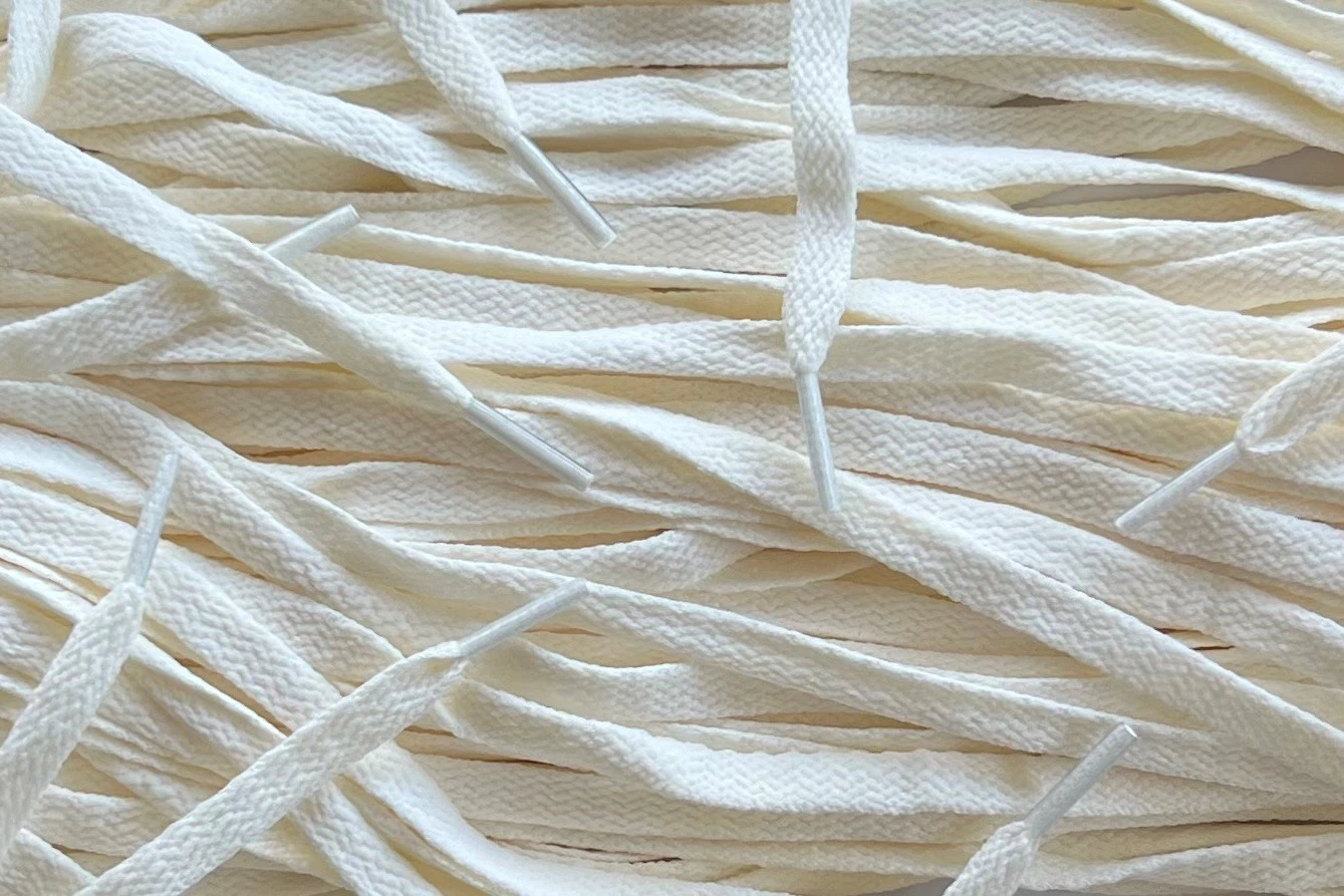 New Balance flat Laces Milky Whtie