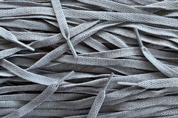 New Balance flat laces Grey