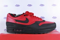 Nike Air Max 1 LTR Premium Gym Red Black 1