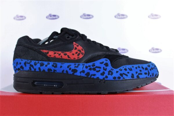 Nike Air Max 1 Habanero Red Blue Leopard 445 1