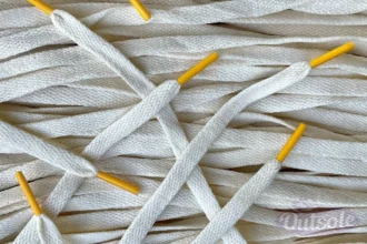 Colored Tips laces veters sail gold yellow goudgeel Nike