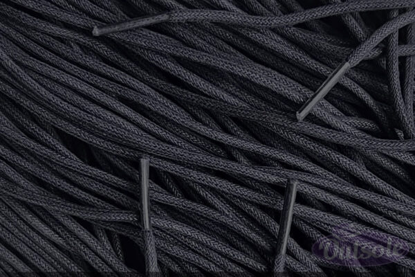 Wax laces black zwart premium rope veters Nike shoelaces