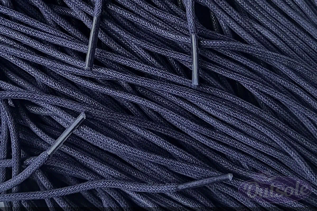 Wax laces navy premium rope veters Nike shoelaces