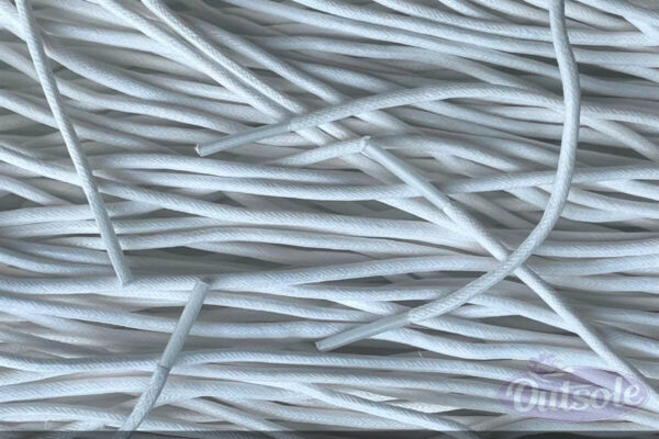 Wax laces white wit premium rope veters Nike shoelaces