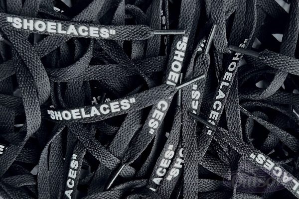 Off White SHOELACES laces veters Black Zwart