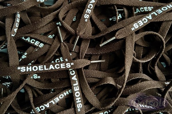 Off White SHOELACES laces veters   Brown