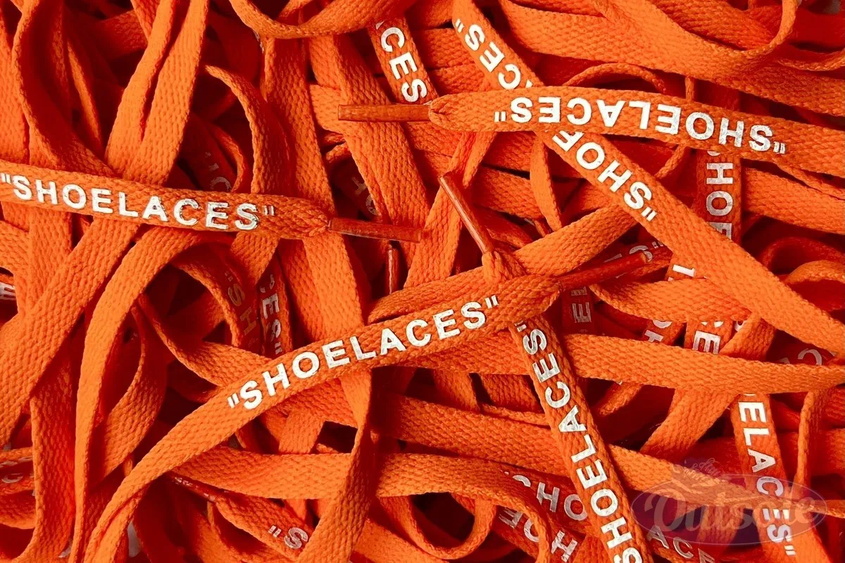 Off White SHOELACES laces veters Fluor Orange