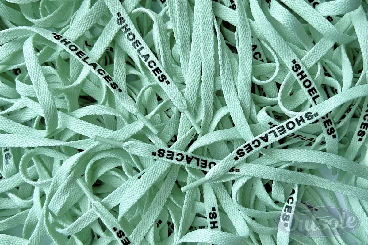 Off White SHOELACES laces veters Mint