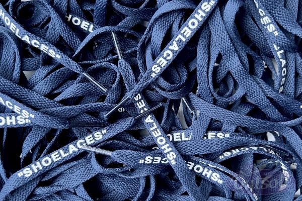 Off White SHOELACES laces veters   Navy
