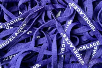 Off White SHOELACES laces veters Violet