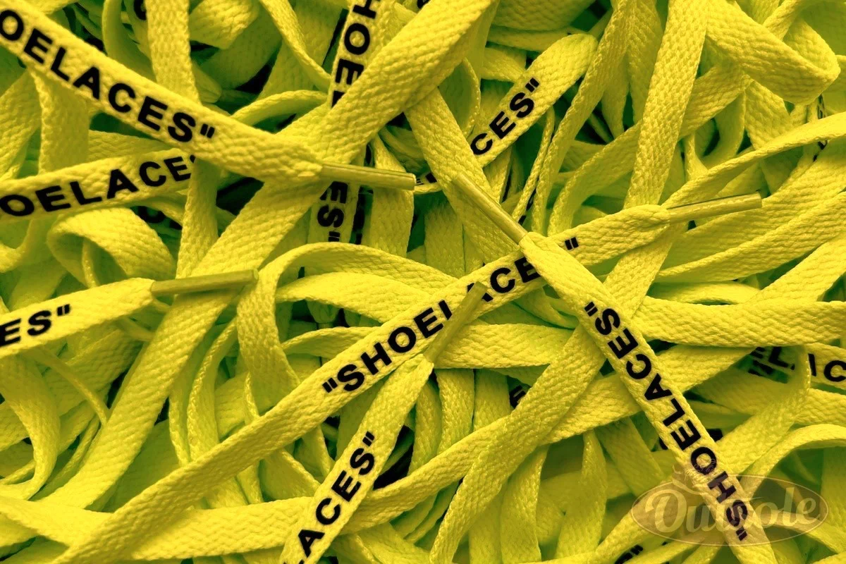 Off White SHOELACES laces veters Volt 1