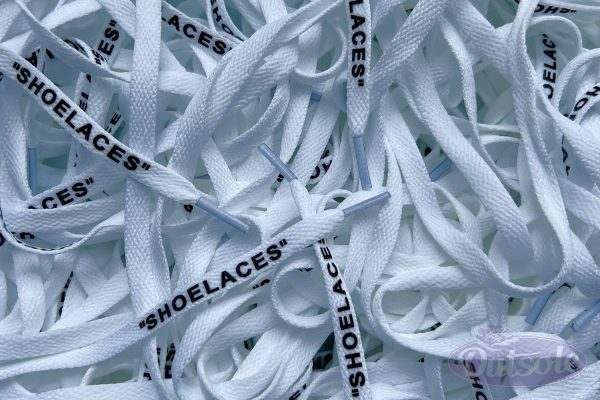 Off White SHOELACES laces veters   White Wit