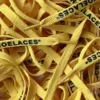 Off White SHOELACES laces veters Yellow Geel