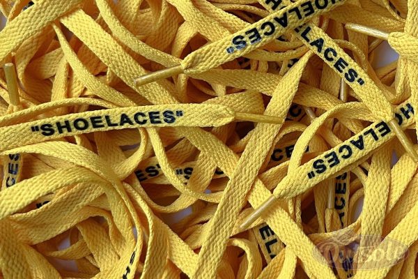 Off White SHOELACES laces veters Yellow Geel