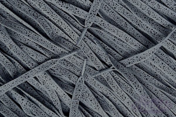 Speckled laces veters   Dark Grey Black Donkergrijs Zwart