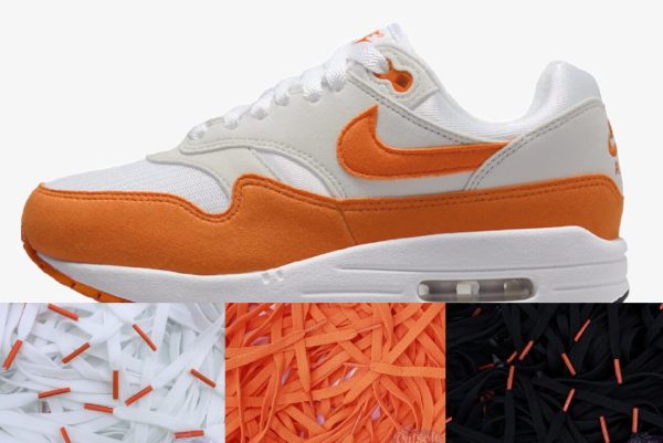 LACE PACK Nike Air Max 1 Safety Orange