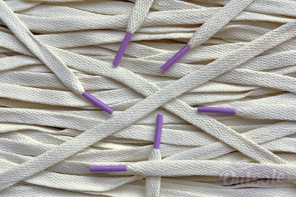 Colored Tips laces Sail Lilac veters