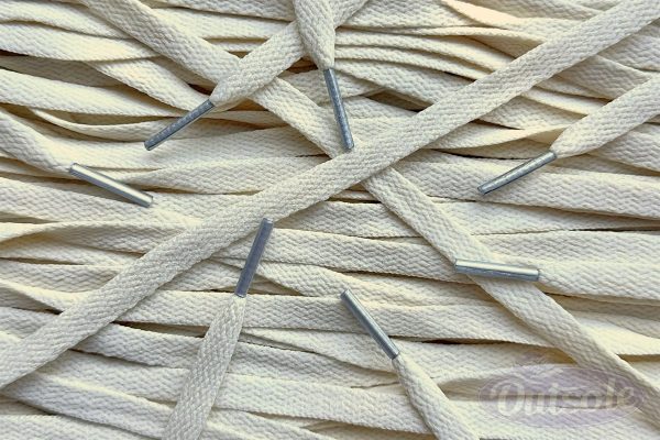Colored Tips laces Sail Metallic Silver veters