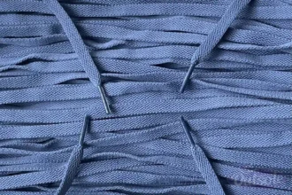 Flat Nike laces Blue Gray Blauwgrijs