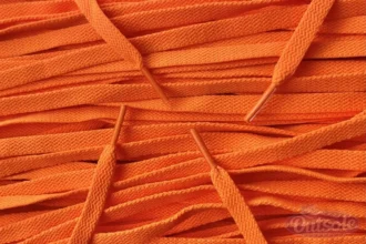 Flat Nike laces Deep Orange Dieporanje
