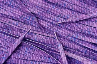 Print laces Snakeskin Purple
