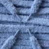 Fluffy veters laces White Grey