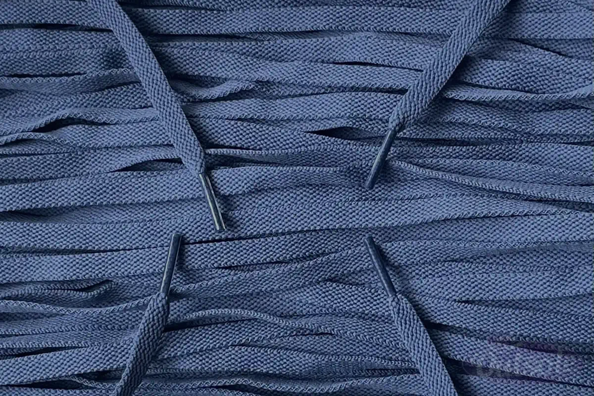 Flat Nike laces Blue Gray Blauwgrijs