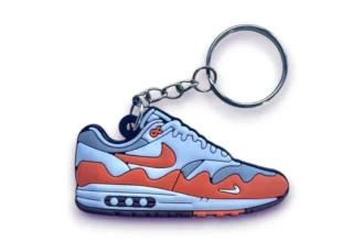 Nike Air Max 1 Keychain Sleutelhanger Patta Waves Monarch Orange