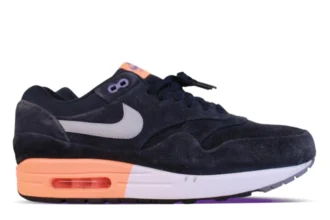 Nike Air Max 1 Two Tone Charcoal Laser Orange