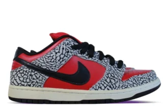 Nike Dunk Low Premium Sb Supreme Red Cement
