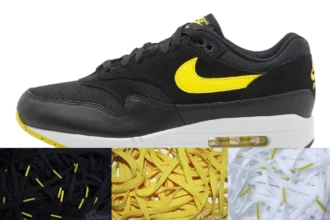 Lace Pack Nike Air Max 1 Black Optic Yellow