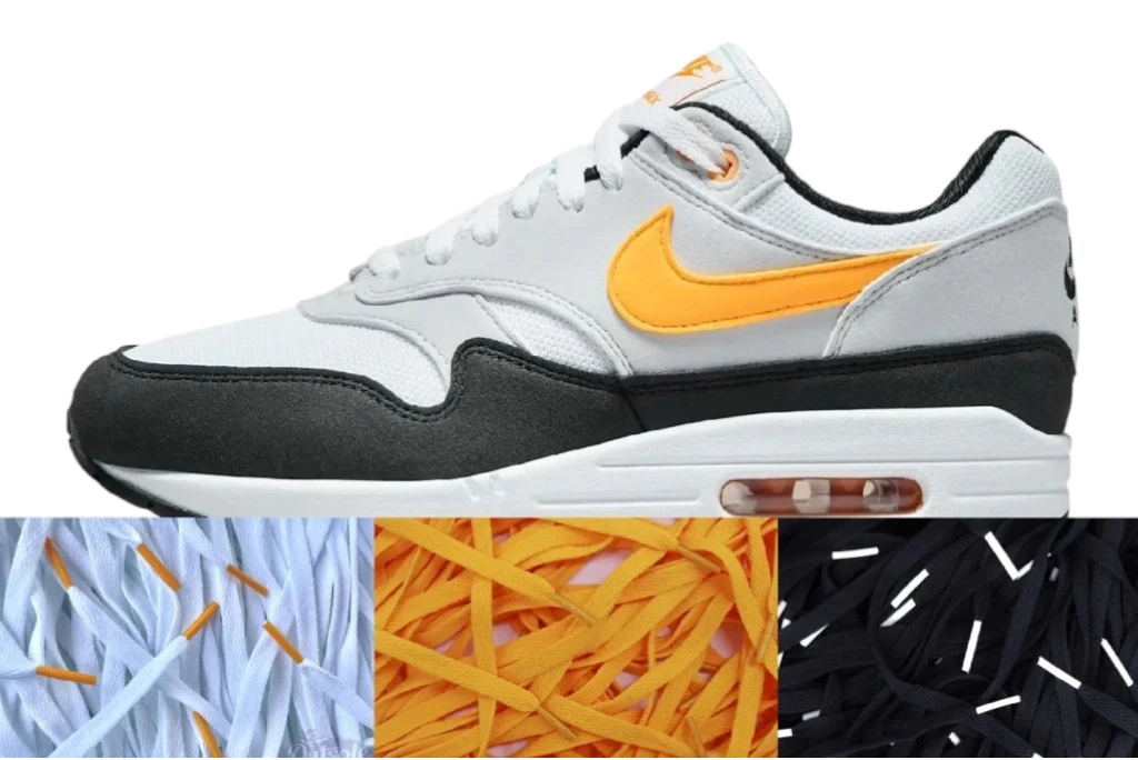 Lace Pack Nike Air Max 1 Black Yellow