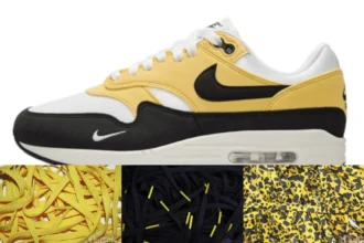 Lace Pack Nike Air Max 1 '87 Saturn Gold Photoroom