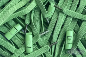 Elastische veters Groen