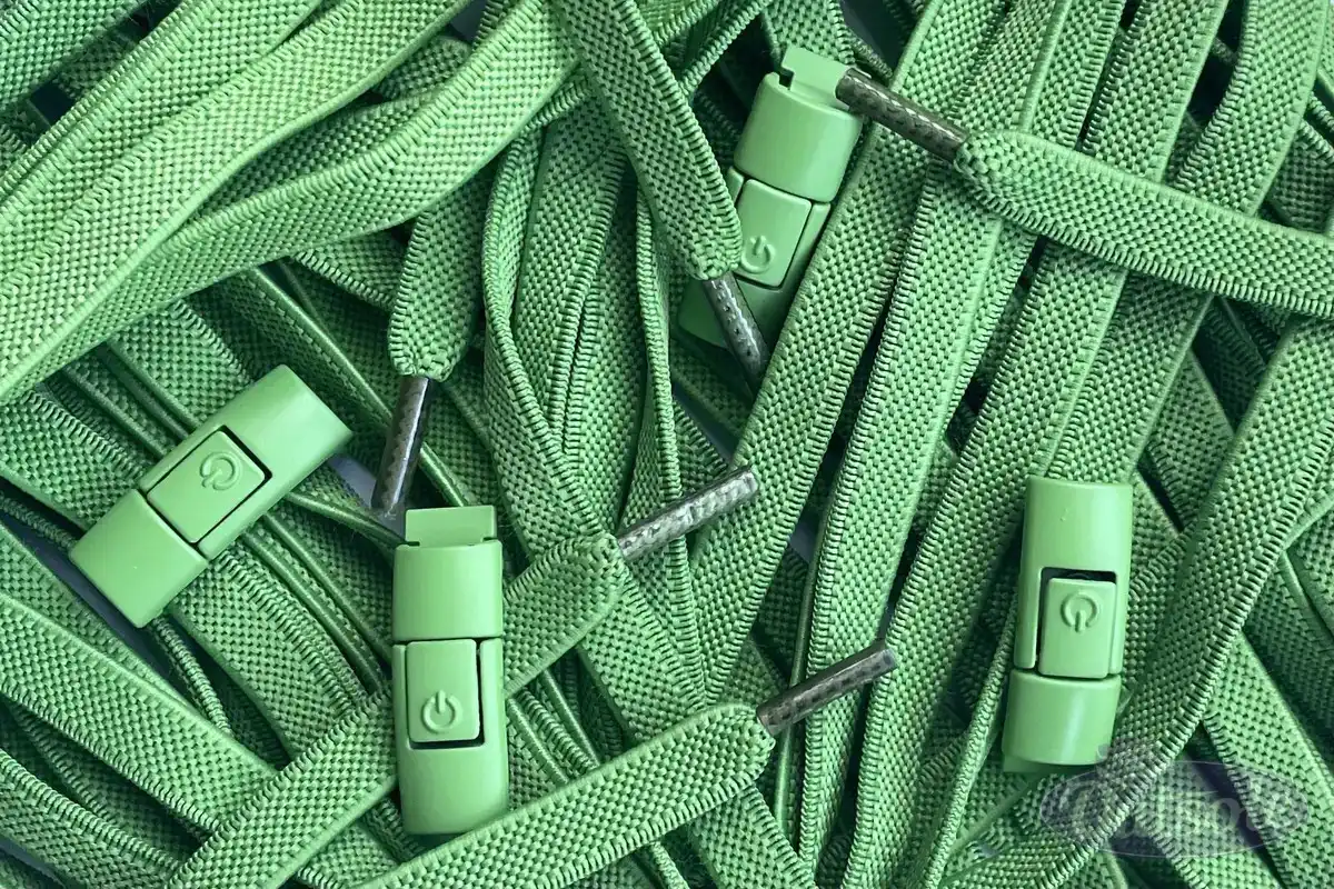 Elastische veters Groen