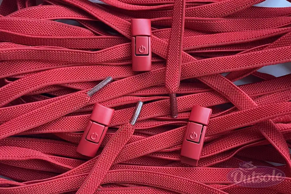 Elastische veters Rood