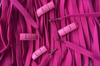 Elastische veters Roze