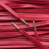 Leren lederen veters rood leather laces red