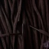 Small oval laces dark brown smalle ovale veters donkerbruin