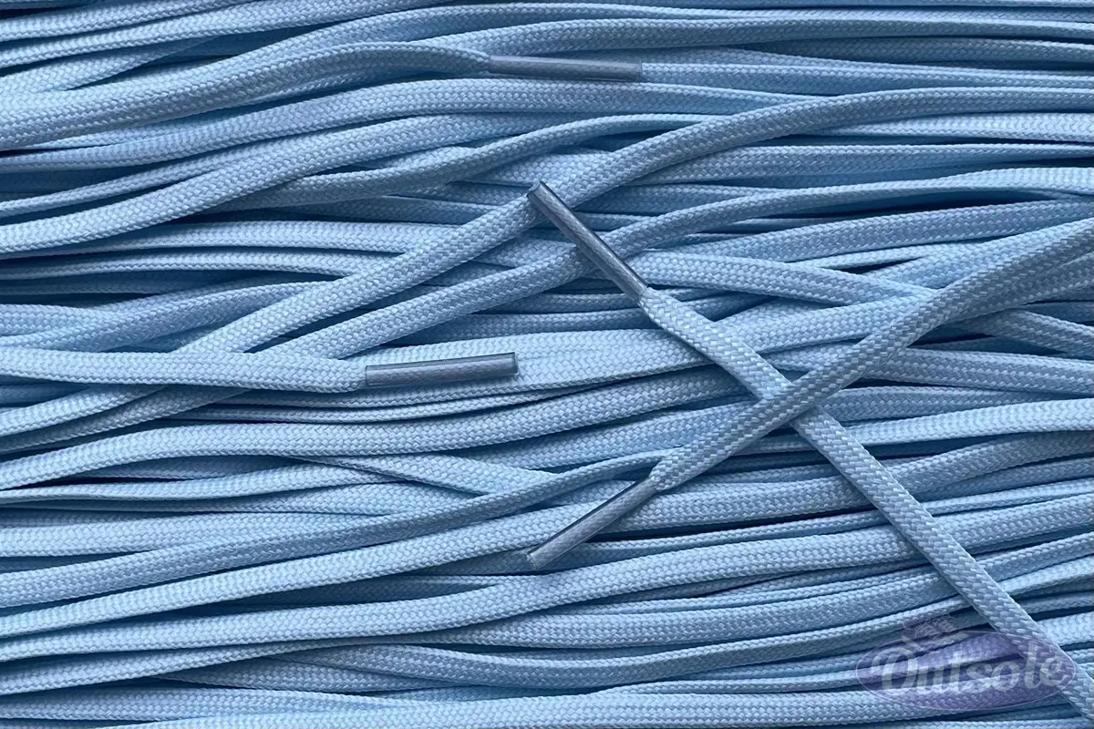 Smalle voetbal veters ijsblauw football soccer laces ice blue