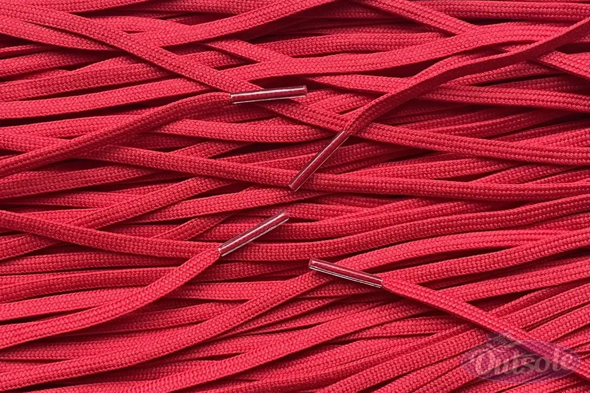 Smalle voetbal veters rood football soccer laces red