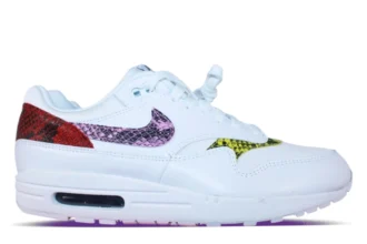 Nike Air Max 1 Premium Snake White