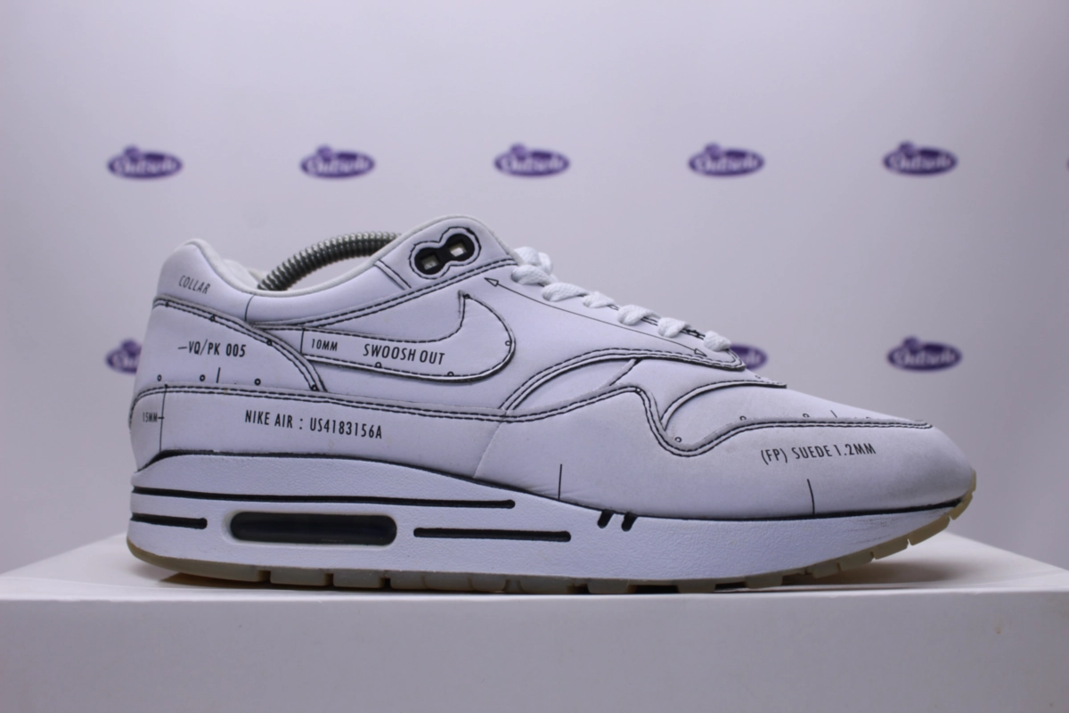 NIKE AIR MAX 1 TINKER SCHEMATIC エアマックス Nike Air Max 1 Tinker Schematic Sketch to Shelf • CJ4286-100 • Outsole