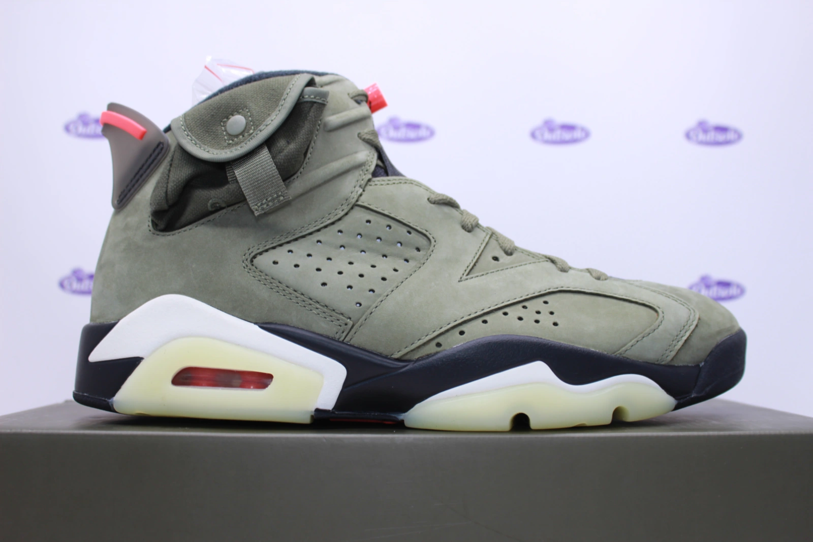 Nike Air Jordan 6 Travis Scott Medium Olive • CN1084-200 • Outsole