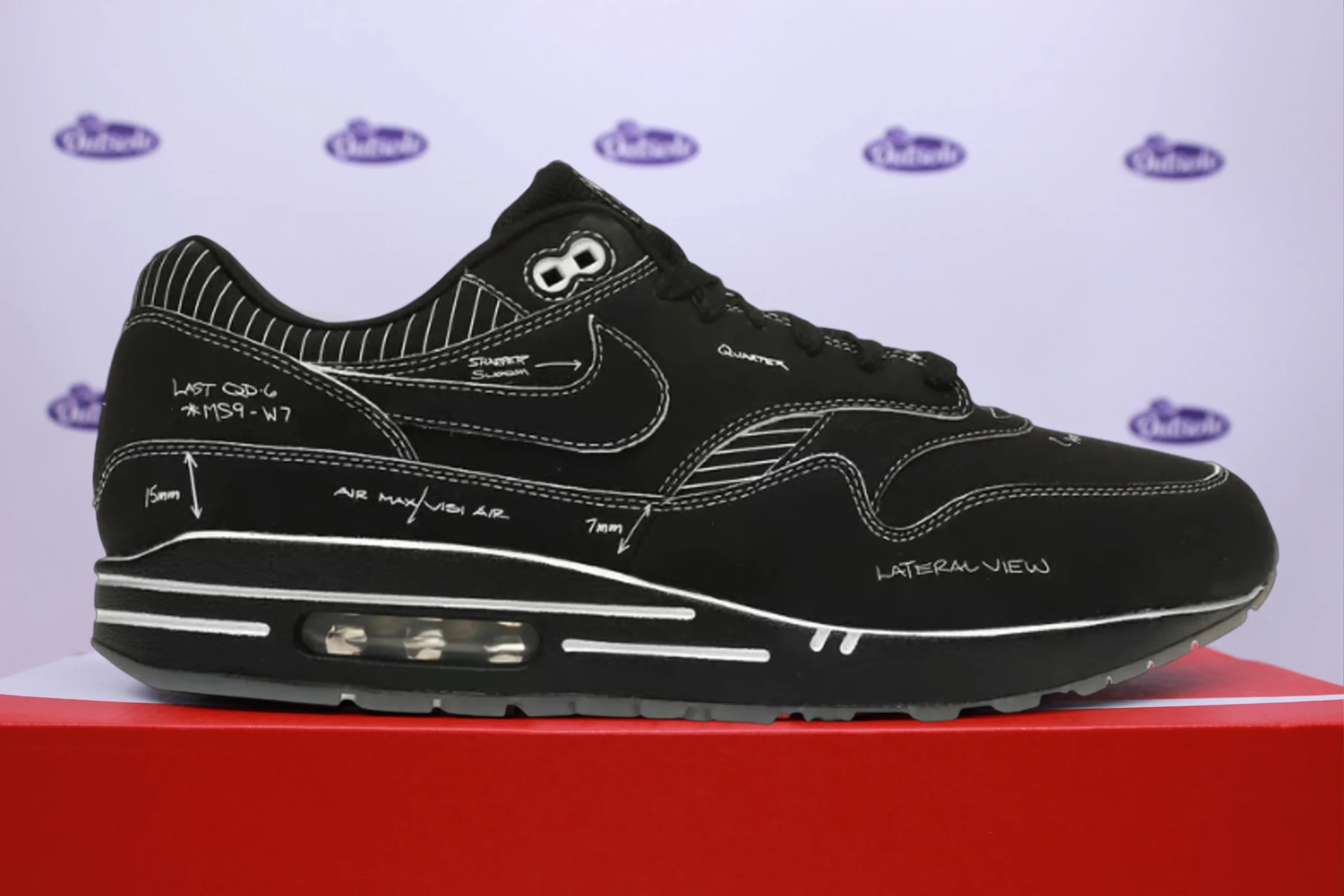 Nike Air Max 1 Tinker Sketch to Shelf Black • CJ4286-001 • Outsole